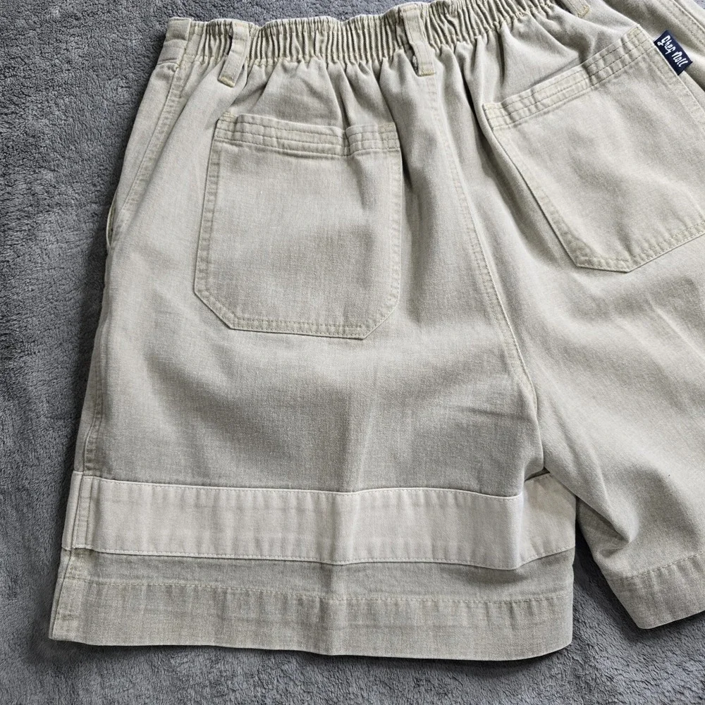 Vintage Greg Noll Oceanwear Shorts Mens XL Brown Logo Stretch 6.5
